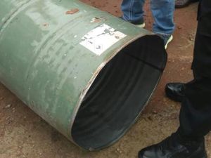 Foto: Drum Penyebab Suara Ledakan saat Sidang Aman Abdurrahman