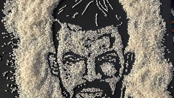 Keren! Ini 10 Rice Art Berbentuk Wajah Bob Marley hingga Monalisa