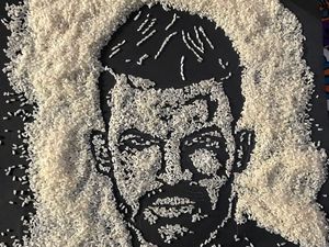 Keren! Ini 10 Rice Art Berbentuk Wajah Bob Marley hingga Monalisa