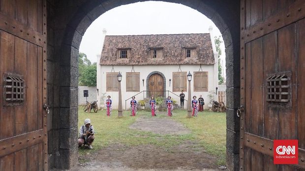 Lokasi syuting di Desa Gamplong, Yogyakarta.