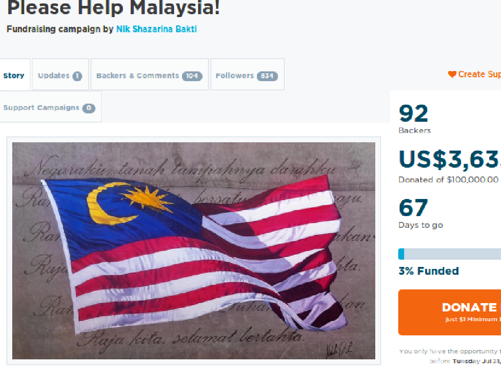 Warga Malaysia Patungan Bantu Mahathir Kurangi Utang Negara