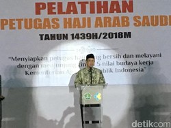 Menag Buka Pelatihan Petugas Haji 2018, Minta Total Layani Jamaah