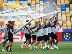 Bagi Liverpool, penampilan di Kiev adalah final kedelapan mereka di Piala/Liga Champions. Lima di antaranya berujung jadi juara. Bagaimana kali ini? (Kai Pfaffenbach/Reuters)
