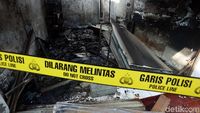 Digaris Polisi, Ini Satu Rumah Warga yang Jadi Sumber Kebakaran