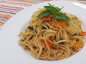 Menu Ke-15 : Pedas Segar Spaghetti Berbumbu Cabe untuk Penyemangat Puasa