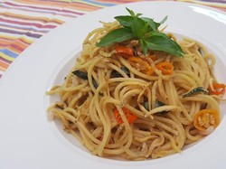 Menu Ke-15 : Pedas Segar Spaghetti Berbumbu Cabe untuk Penyemangat Puasa