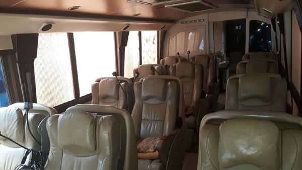 Penampakan Jeroan Bus Mewah untuk Mudik