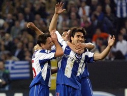 Man of the match final Liga Champions 2004: Deco (Porto). (Foto: PASCAL GUYOT/AFP)