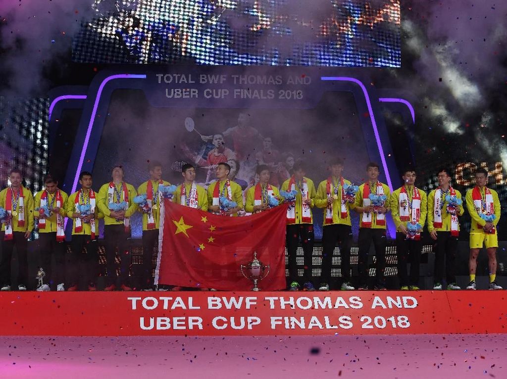 Leganya China Usai Kembali Rebut Piala Thomas