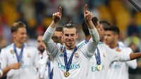 Masa depan Gareth Bale juga menjadi spekulasi di akhir musim ini. Pemain yang mengantar Real Madrid menjuarai Liga Champions lewat dua golnya di final melawan Liverpool, kabarnya ingin hengkang lantaran kerap ditepikan pelatih Zinedine Zidane. (Foto: Hannah McKay/Reuters)