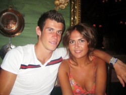 Ini adalah foto jadul dari Gareth Bale dan Emma Rhys-Jones saat keduanya masih belia. (Istimewa)