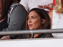 Emma kini sudah punya tiga anak bersama Bale. Selain Alba, ada juga Nava Valentine Bale dan putra pertamanya Axel Charles Bale yang masih bayi. (Getty Images/Stu Forster)