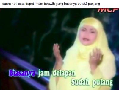 Meme Qasidah Kocak Ini Bikin Segar Waktu Sahur