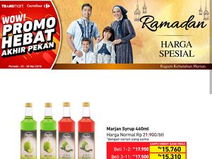 Beli Sirup Banyak Lebih Hemat di Transmart Carrefour