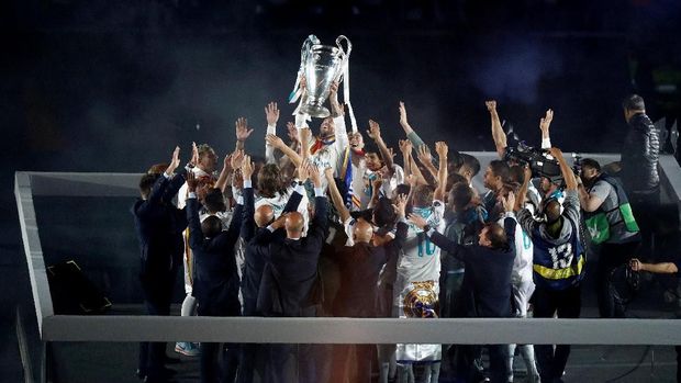 Total kekayaan Real Madrid masih di bawah Manchester United tahun ini. (