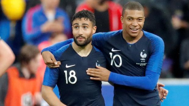 Kylian Mbappe dan Nabil Fekir merupakan bintang muda yang ada di timnas Prancis.