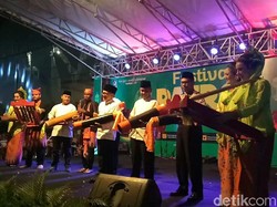Kompaknya Alunan Musik Bambu di Festival Patrol Banyuwangi