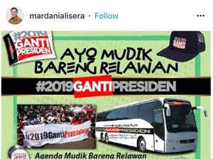 Ketua PKS Donasi Rp 1 Juta buat Mudik Bareng #2019GantiPresiden Ketua PKS Donasi Rp 1 Juta buat Mudik Bareng #2019GantiPresiden
