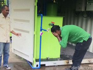 Saat Air Olahan Tinja Dipakai Cuci Muka Saat Air Olahan Tinja Dipakai Cuci Muka