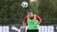 Gelandang bertahan Lazio Sergej Milinkovic-Savic santer dihubungkan dengan MU selama beberapa bulan terakhir. Tapi musim panas ini MU juga sudah mendatangkan gelandang bertahan lain, Fred. (Foto: Marko Djurica/REUTERS)