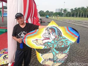 Ini Layang-layang yang Bikin Sumringah Jokowi dan PM India