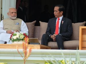 Jokowi dan PM India Bahas Investasi hingga Tarif Bea Masuk Sawit