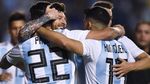 Foto: Trigol Messi Menangkan Argentina