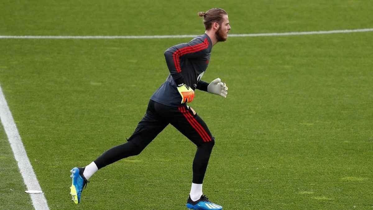 David De Gea di lokasi pemusatan latihan timnas Spanyol jelang Piala Dunia 2018 (Foto: Juan Medina/REUTERS)