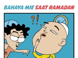 Plesetan Si Komar Soal Mie Jelang Lebaran