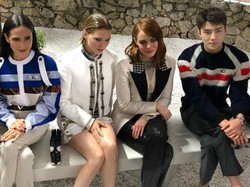 Sehun EXO Bertemu Emma Stone di LV Cruise, Fans Baper