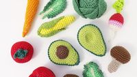 Keren! Buah dan Sayuran Segar Ini Terbuat dari Rajutan Benang Wol