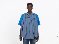 Balenciaga Rilis Kemeja Nempel di Kaus yang Bikin Netizen Bingung