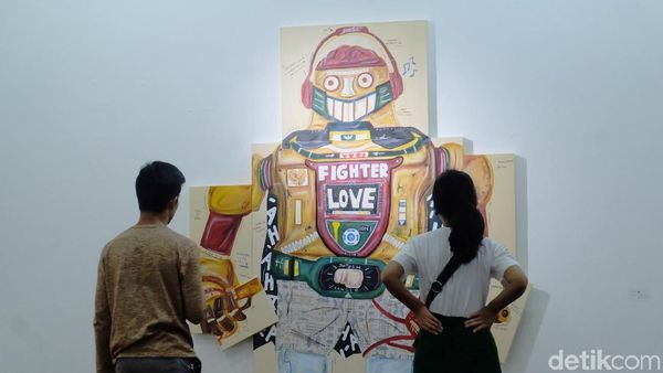Ini Lukisan-lukisan Naufal Abshar yang Ajak Pengunjung untuk Tertawa