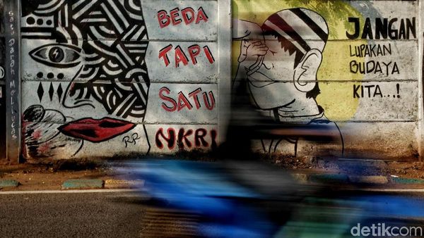 Mural di Marunda Ini Sarat Pesan Sosial