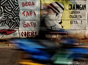 Mural di Marunda Ini Sarat Pesan Sosial