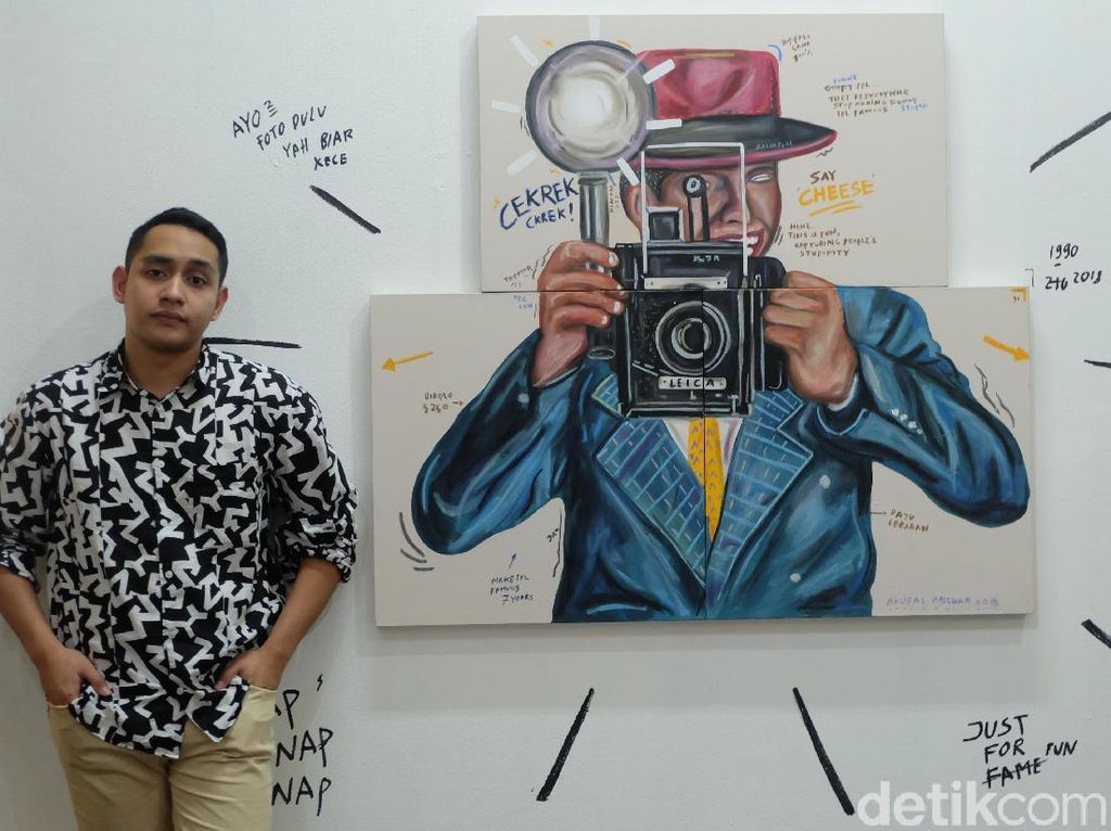 Mengenal Naufal Abshar yang Lukis Sampul Album Kunto Aji Mengenal Naufal Abshar yang Lukis Sampul Album Kunto Aji