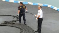 Bakamla Amankan 12 Ton Kabel Optik Curian