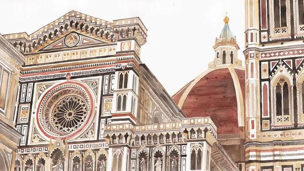 Menikmati Keindahan Kota di Dunia Melalui Cat Air