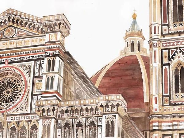 Menikmati Keindahan Kota di Dunia Melalui Cat Air