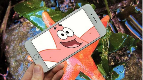 Kreatif! Gambar dalam Ponsel Bersatu dengan Dunia Nyata