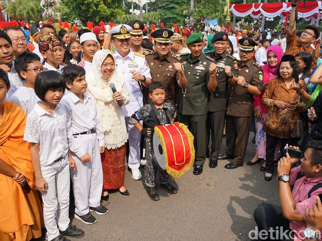 Di Hari Jadi Surabaya, Risma Ajak Warga Bersatu Lawan Teroris