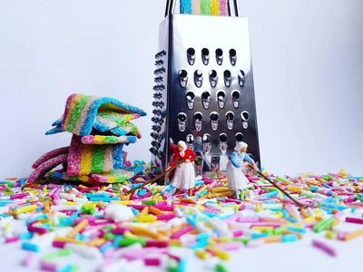 Kreatif! Seniman Ini Bikin Karya Mikro Fotografi dari Alat Dapur dan Makanan