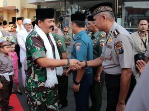 Panglima TNI dan Kapolri Safari Ramadan di Polrestabes Surabaya