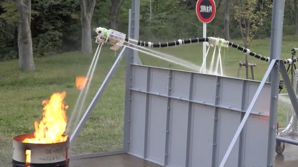 Foto: Naga Pemadam Kebakaran dari Jepang