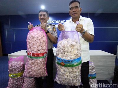 Ini Bawang Putih Impor Ilegal yang Diamankan Bareskrim