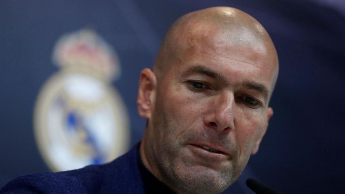 Zinedine Zidane dikabarkan tertarik melatih Manchester United. (Foto: Juan Medina/REUTERS) Zinedine Zidane dikabarkan tertarik melatih Manchester United. (Foto: Juan Medina/REUTERS)