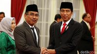 Yahya Staquf Resmi Jadi Wantimpres Jokowi