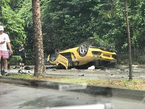 Kecelakaan Nahas, Lamborghini sampai MINI Ringsek