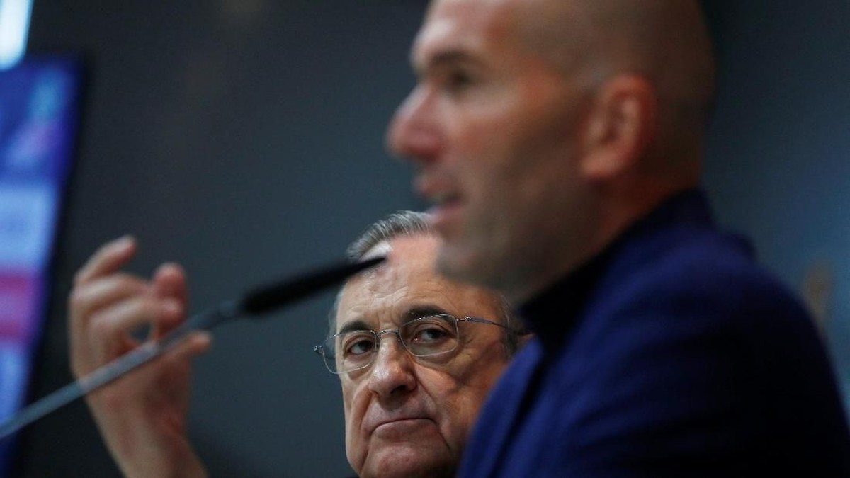 Zinedine Zidane dan Florentino Perez beda kemauan soal Eriksen-Pogba (Juan Medina/REUTERS)