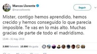 Marcos Llorente. Foto: Twitter